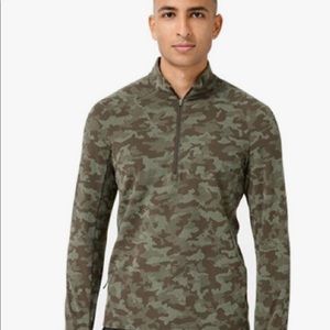 Lululemon Surge Warm 1/2 zip jacquard-camo Size large
